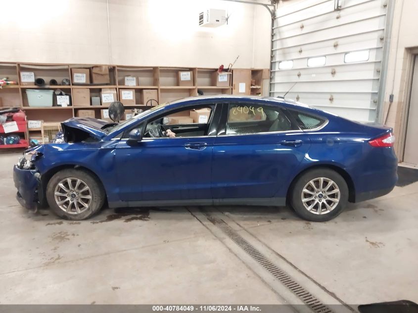 2015 Ford Fusion S VIN: 3FA6P0G70FR128049 Lot: 40784049