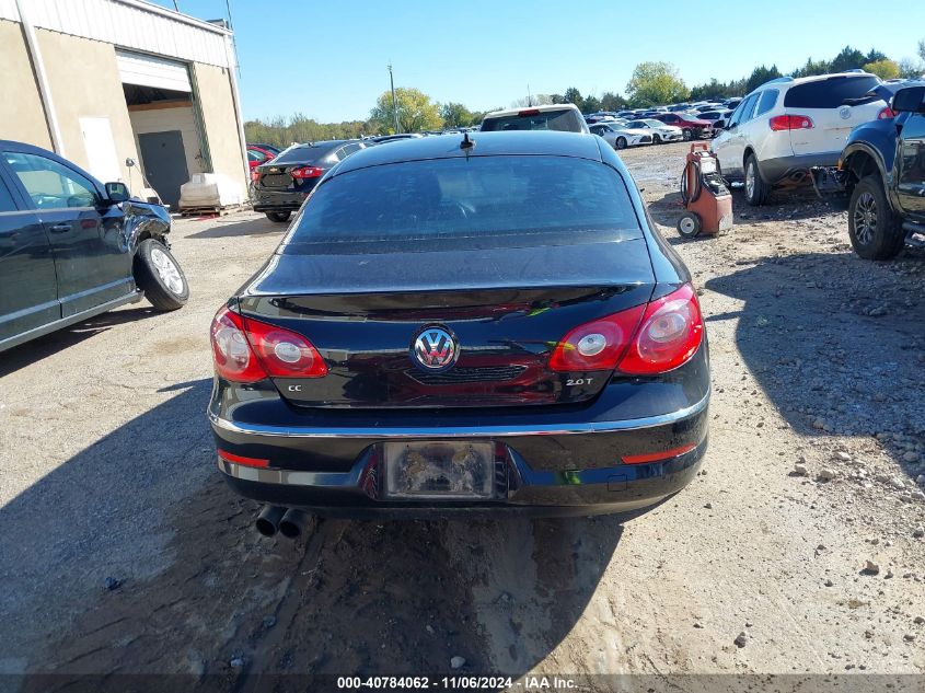 2010 Volkswagen Cc Sport VIN: WVWML7AN3AE523657 Lot: 40784062