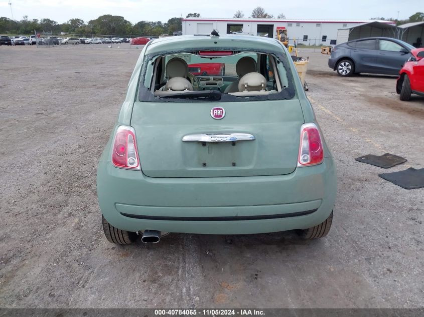 2015 Fiat 500 Pop VIN: 3C3CFFAR5FT615798 Lot: 40784065