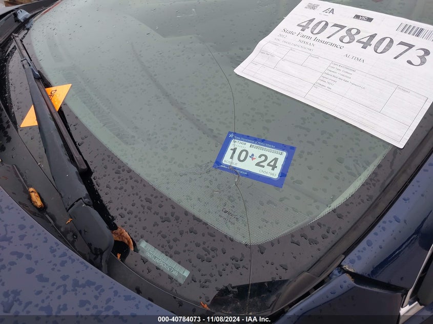 2012 NISSAN ALTIMA VIN: 1N4AL2AP5CN567983