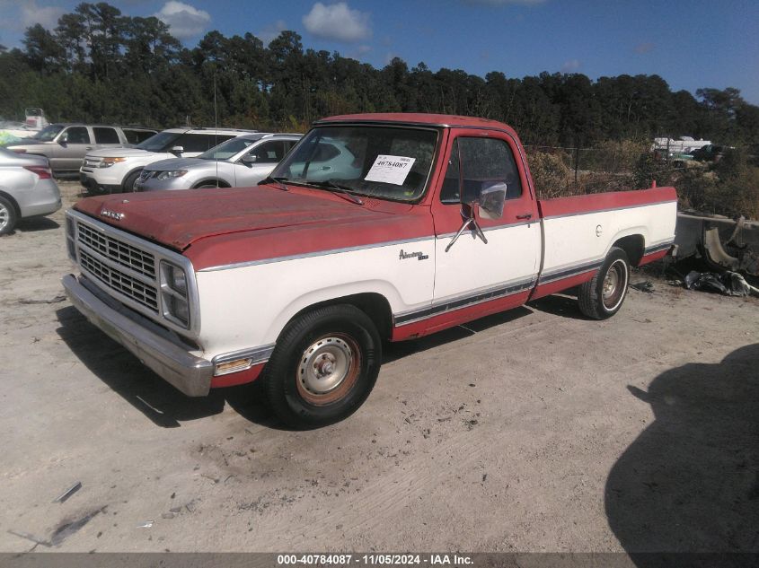 1979 Dodge D100 VIN: D14AE9A151013 Lot: 40784087