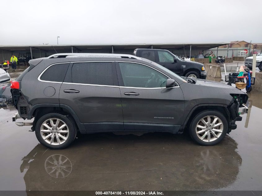 2014 Jeep Cherokee Limited VIN: 1C4PJLDS6EW222250 Lot: 40784108