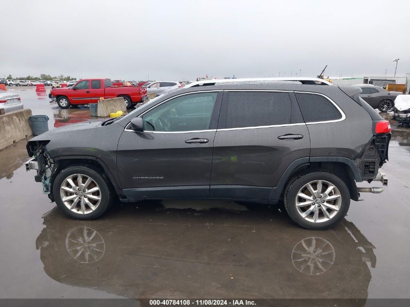 2014 Jeep Cherokee Limited VIN: 1C4PJLDS6EW222250 Lot: 40784108