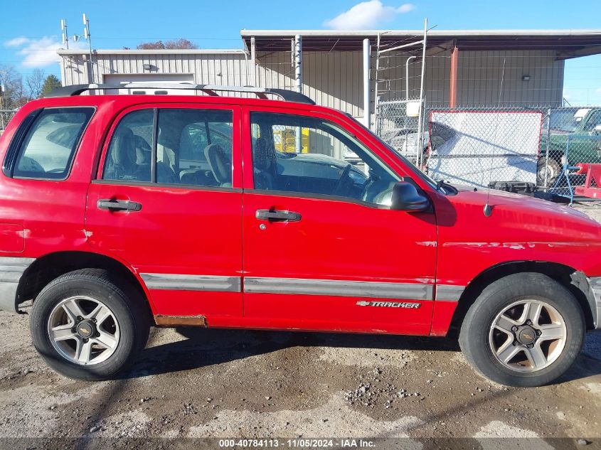 2002 Chevrolet Tracker Hard Top Base VIN: 2CNBJ13C026906737 Lot: 40784113