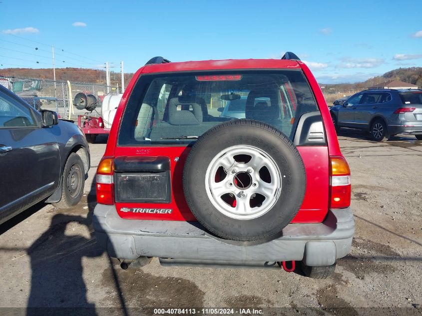 2002 Chevrolet Tracker Hard Top Base VIN: 2CNBJ13C026906737 Lot: 40784113