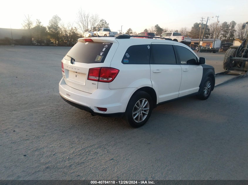 Vin: 3c4pdcbbxft542348, lot: 41273603, dodge journey sxt 20154