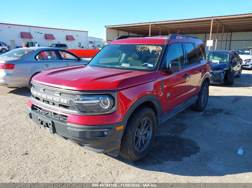 VIN 3FMCR9B63MRA21080 2021 Ford Bronco Sport, Big Bend no.2