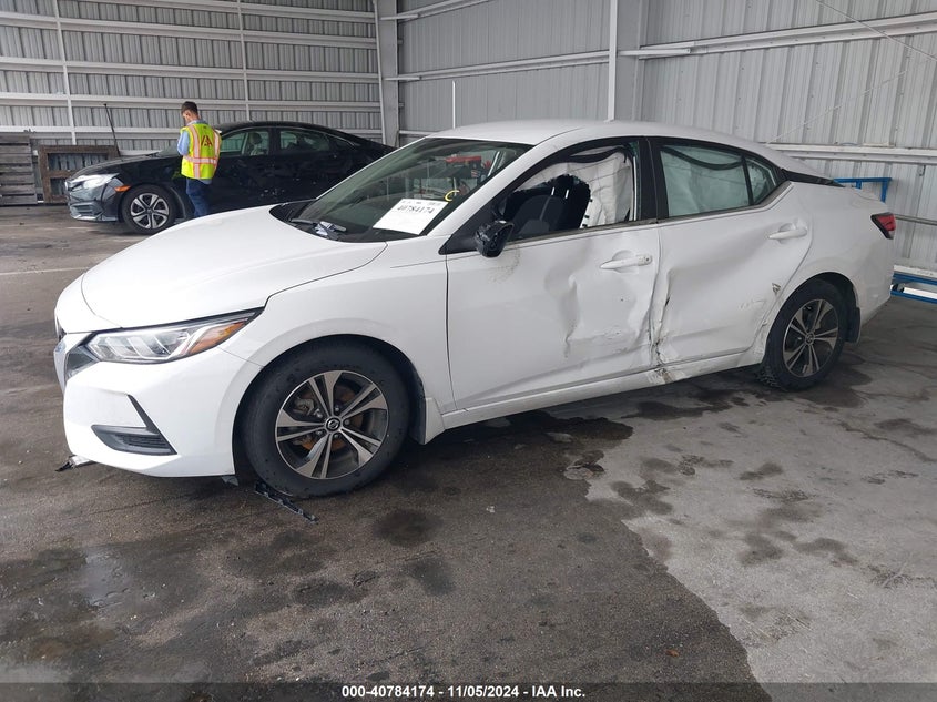 VIN 3N1AB8CVXMY325600 2021 NISSAN SENTRA SV XTRONIC CVT
