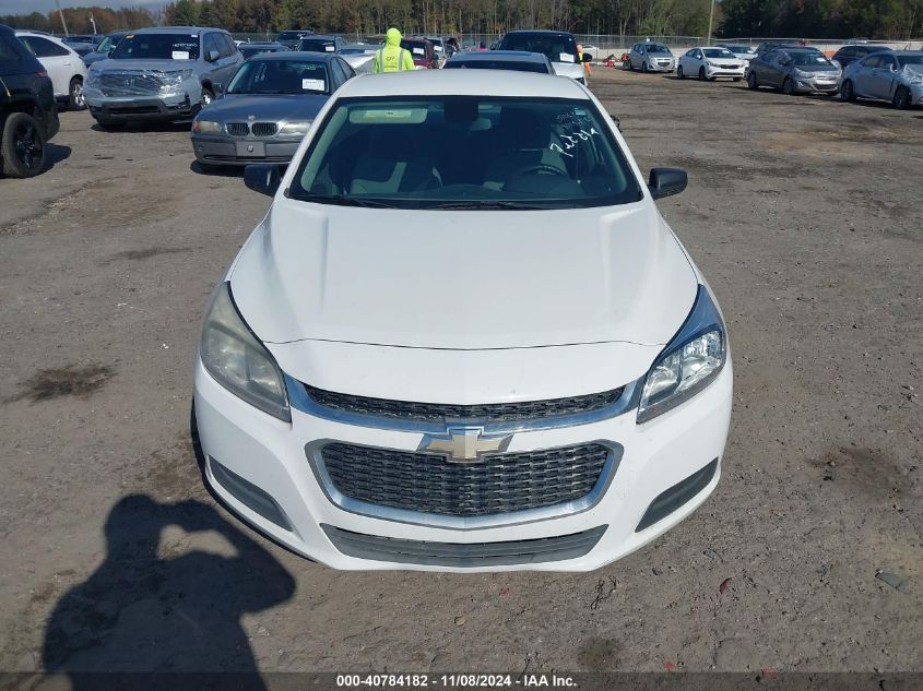 2015 Chevrolet Malibu Ls VIN: 1G11A5SL0FF318575 Lot: 40784182