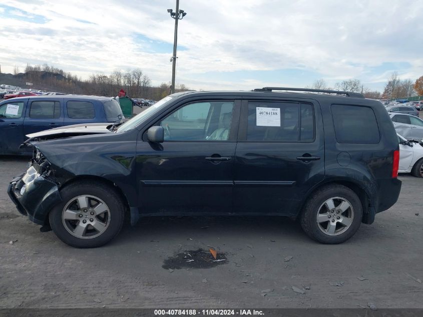 2011 Honda Pilot Ex-L VIN: 5FNYF4H70BB040142 Lot: 40784188