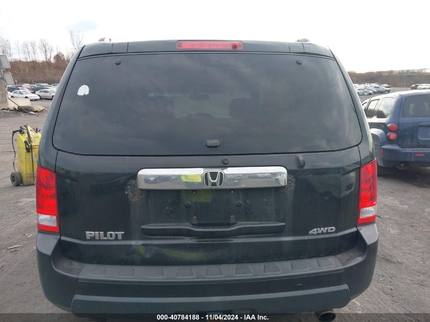 2011 Honda Pilot Ex-L VIN: 5FNYF4H70BB040142 Lot: 40784188