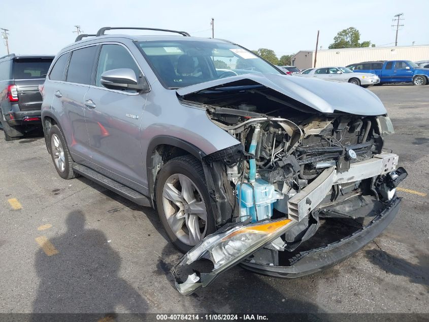 2014 Toyota Highlander Hybrid Limited Platinum V6 VIN: 5TDDCRFH5ES007007 Lot: 40784214