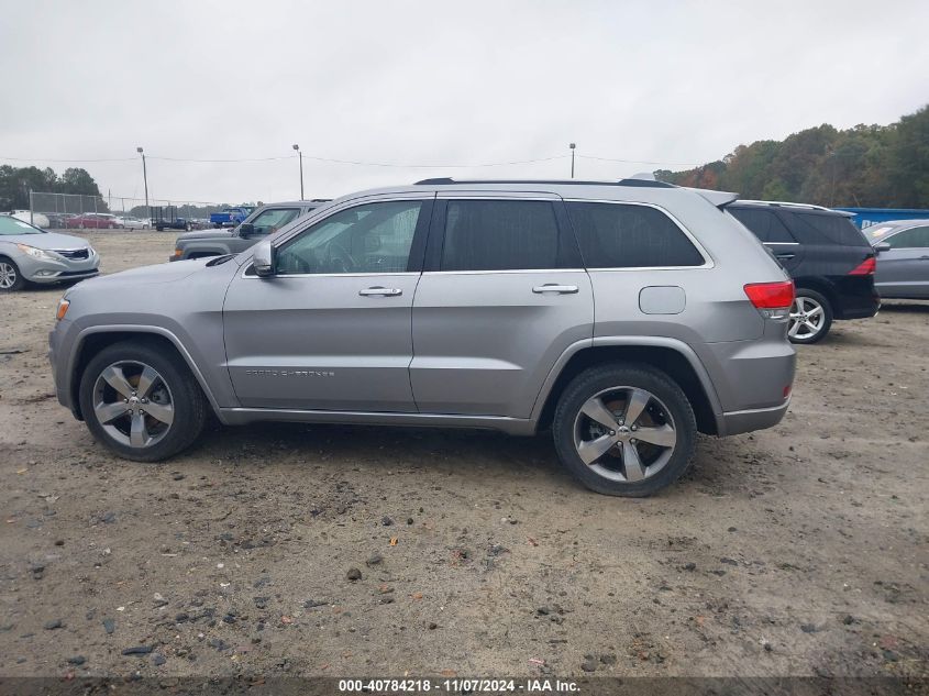 2014 Jeep Grand Cherokee Overland VIN: 1C4RJECG3EC302348 Lot: 40784218