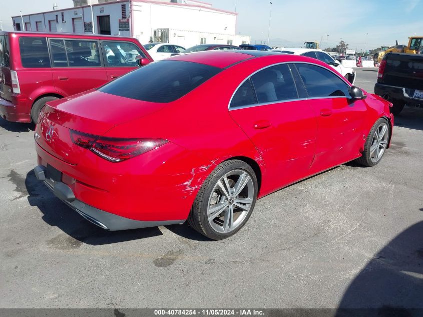 2020 Mercedes-Benz Cla 250 VIN: W1K5J4GB0LN083945 Lot: 40784254