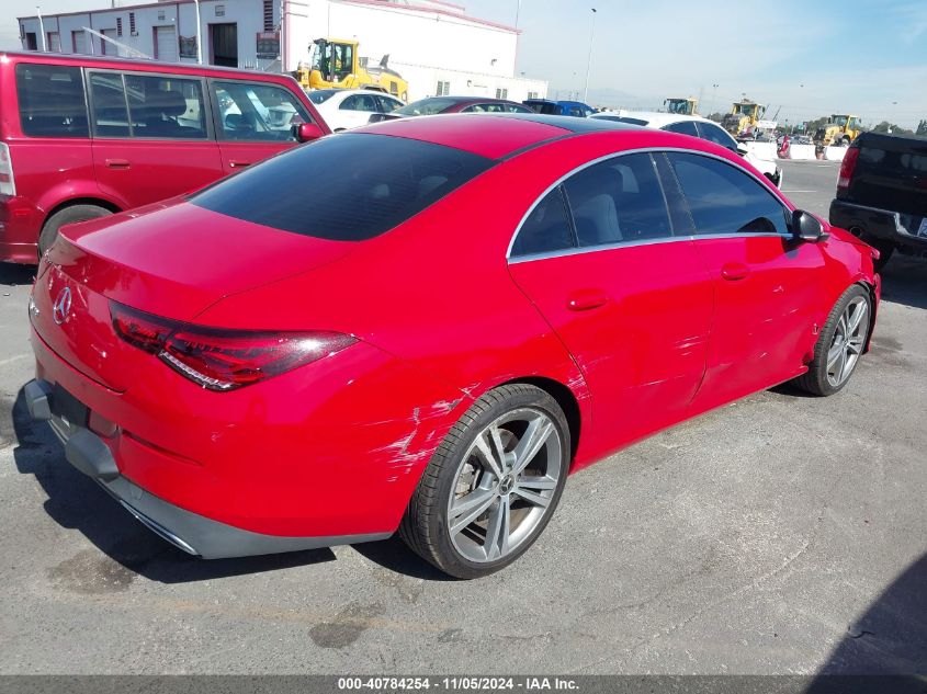 2020 Mercedes-Benz Cla 250 VIN: W1K5J4GB0LN083945 Lot: 40784254