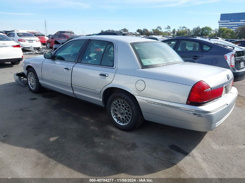 2001 Mercury Grand Marquis Gs VIN: 2MEFM74W31X656765 Lot: 40784277