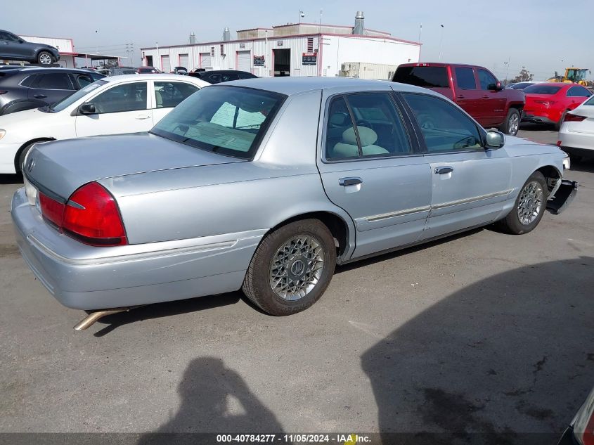 2001 Mercury Grand Marquis Gs VIN: 2MEFM74W31X656765 Lot: 40784277