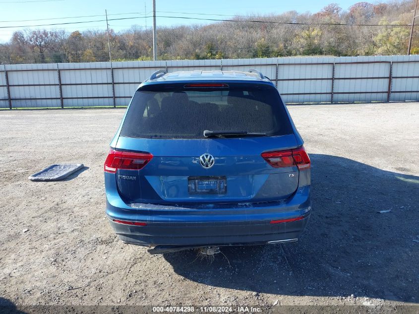 2018 Volkswagen Tiguan 2.0T S VIN: 3VV1B7AXXJM059303 Lot: 40784298