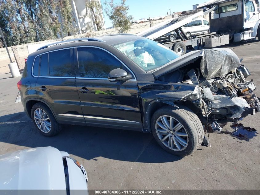 2014 Volkswagen Tiguan Sel VIN: WVGAV3AX2EW606208 Lot: 40784305