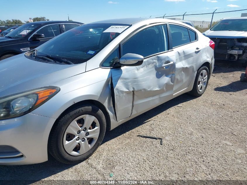 2015 Kia Forte Lx VIN: KNAFK4A6XF5276130 Lot: 40784349