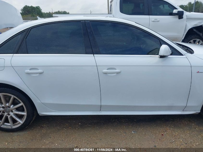 2014 Audi A4 2.0T Premium VIN: WAUEFAFL6EN023415 Lot: 40784361