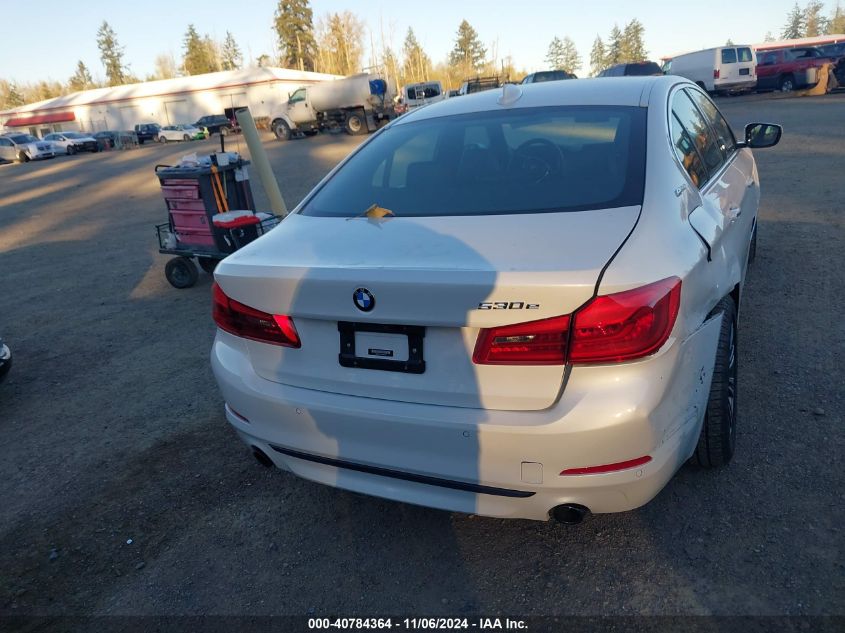 2018 BMW 530E xDrive Iperformance VIN: WBAJB1C53JB085446 Lot: 40784364