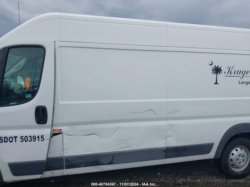 2017 Ram Promaster 3500 Cargo Van High Roof 159 Wb Ext VIN: 3C6URVJGXHE544631 Lot: 40784367