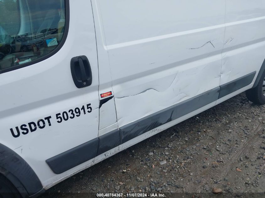 2017 Ram Promaster 3500 Cargo Van High Roof 159 Wb Ext VIN: 3C6URVJGXHE544631 Lot: 40784367