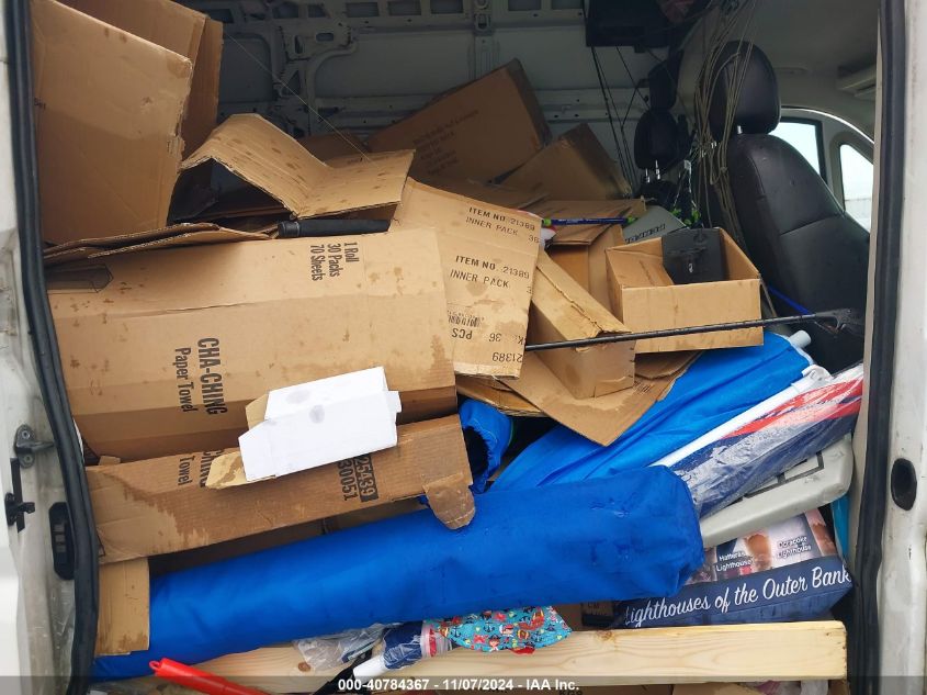 2017 Ram Promaster 3500 Cargo Van High Roof 159 Wb Ext VIN: 3C6URVJGXHE544631 Lot: 40784367