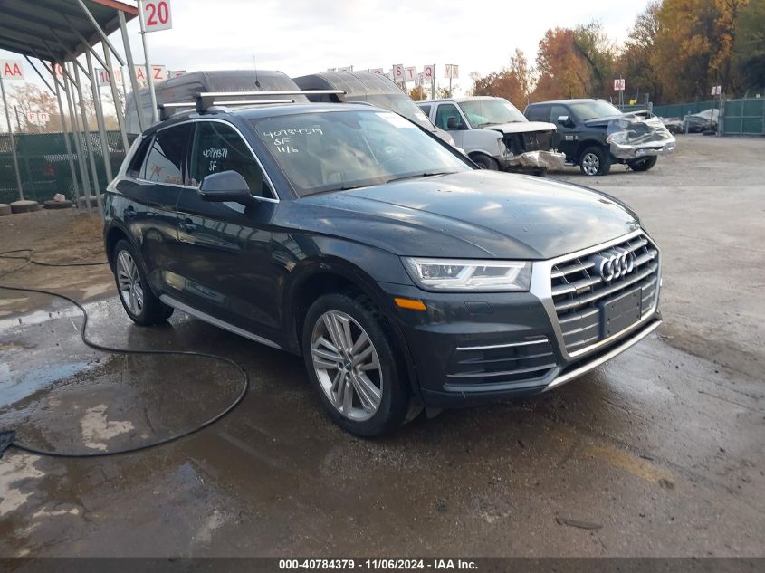 2018 Audi Q5 2.0T Premium/2.0T Tech Premium VIN: WA1BNAFY0J2033142 Lot: 40784379