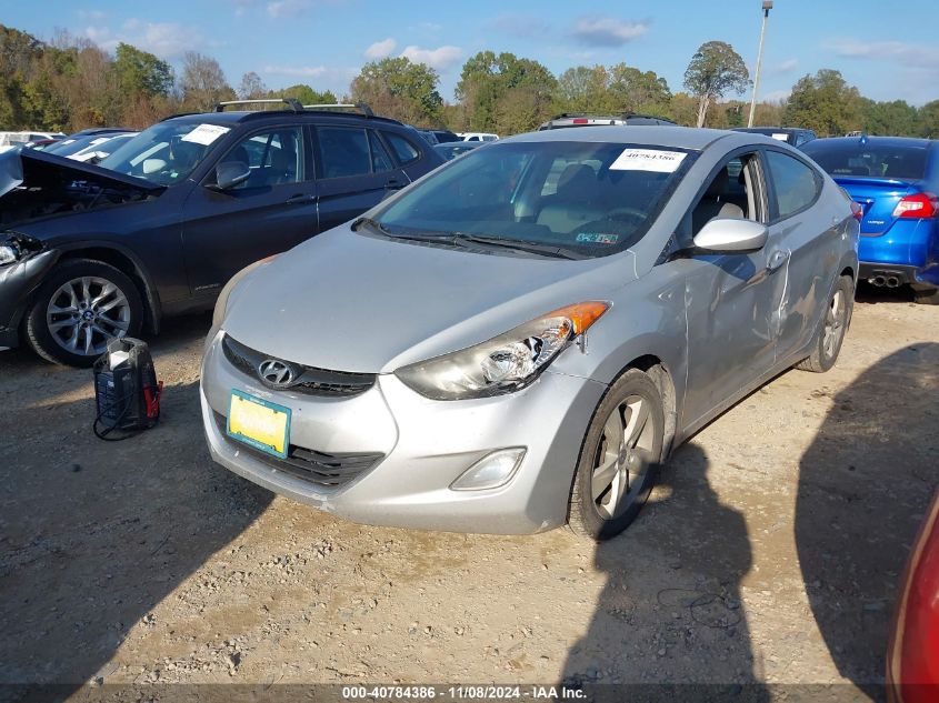 VIN KMHDH4AEXDU628587 2013 Hyundai Elantra, Gls no.2