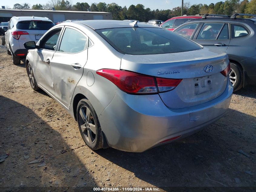 VIN KMHDH4AEXDU628587 2013 Hyundai Elantra, Gls no.3