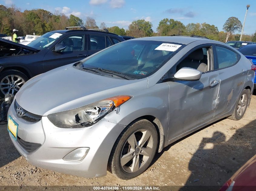 VIN KMHDH4AEXDU628587 2013 Hyundai Elantra, Gls no.6