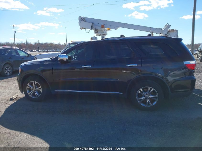 2013 Dodge Durango Crew VIN: 1C4RDJDG5DC696206 Lot: 40784392