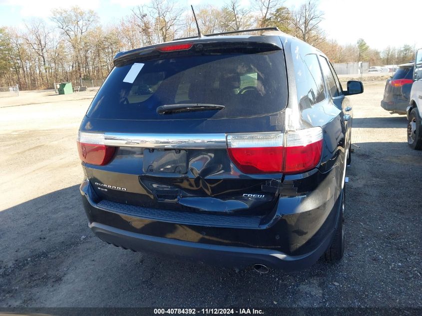 2013 Dodge Durango Crew VIN: 1C4RDJDG5DC696206 Lot: 40784392