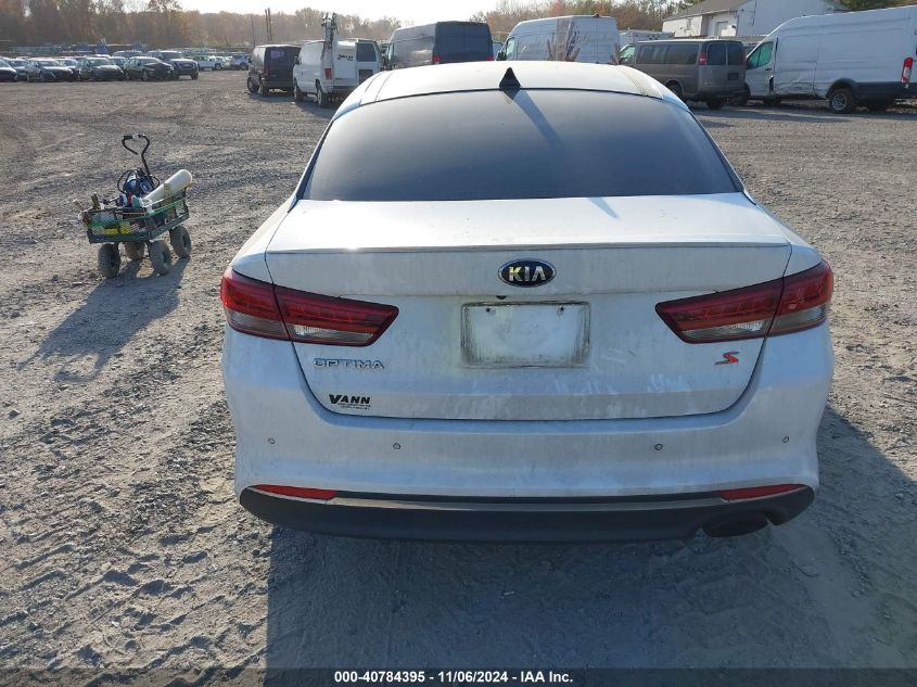 2018 Kia Optima S VIN: 5XXGT4L30JG207751 Lot: 40784395