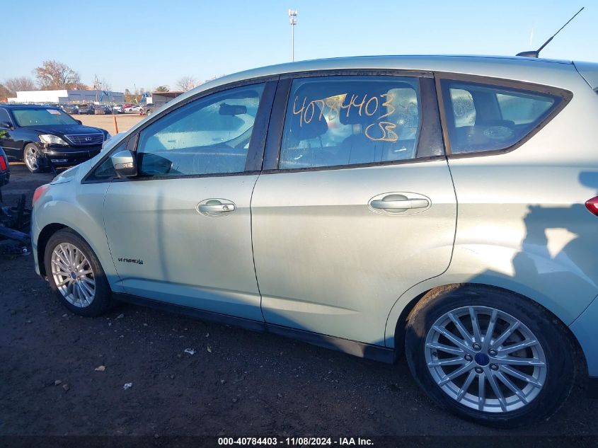 2013 Ford C-Max Hybrid Se VIN: 1FADP5AU7DL542752 Lot: 40784403