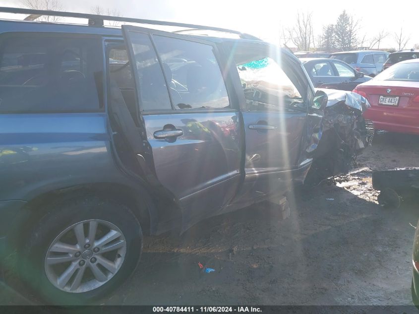 2006 Toyota Highlander Hybrid V6 VIN: JTEEW21A360022571 Lot: 40784411