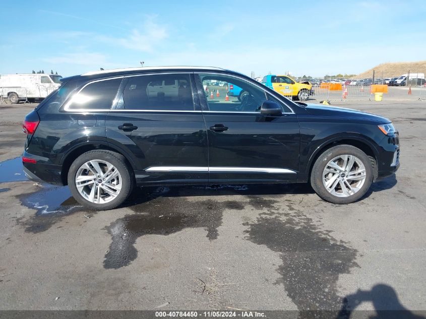 2023 Audi Q7 Premium 45 Tfsi Quattro Tiptronic VIN: WA1ACBF7XPD014240 Lot: 40784450