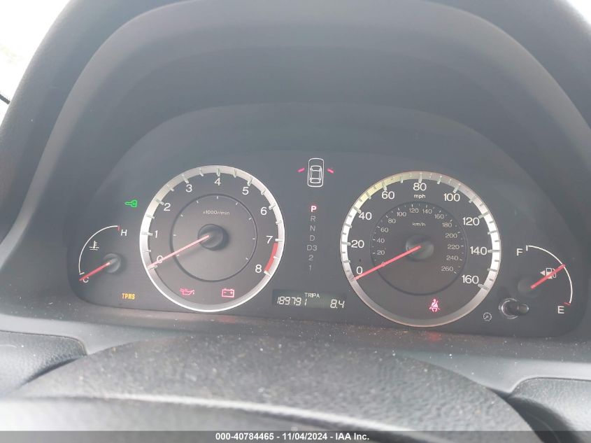 2009 Honda Accord 2.4 Ex-L VIN: 1HGCP26849A018687 Lot: 40784465