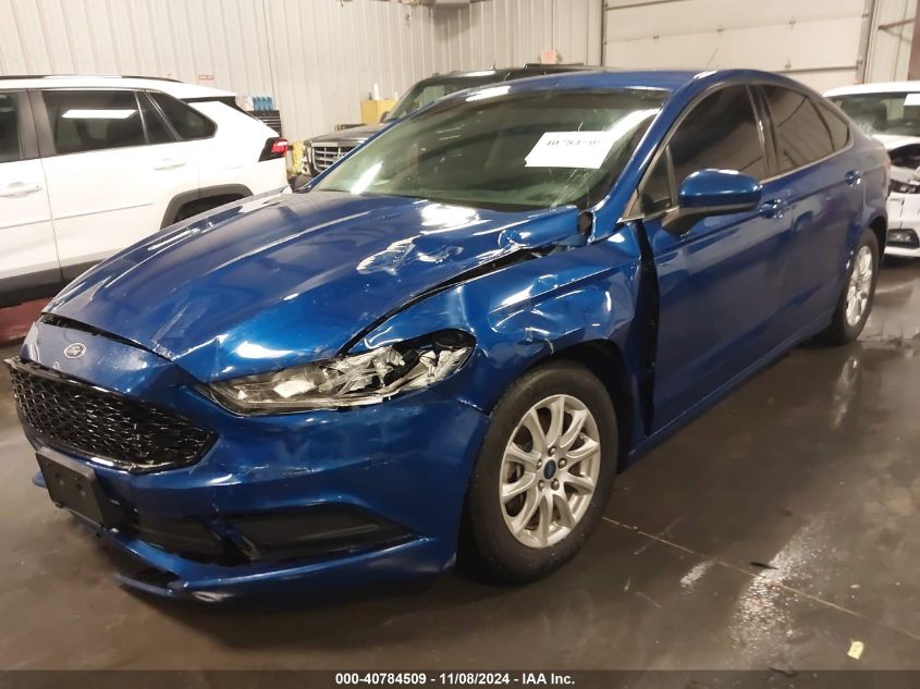 2018 Ford Fusion S VIN: 3FA6P0G73JR129012 Lot: 40784509