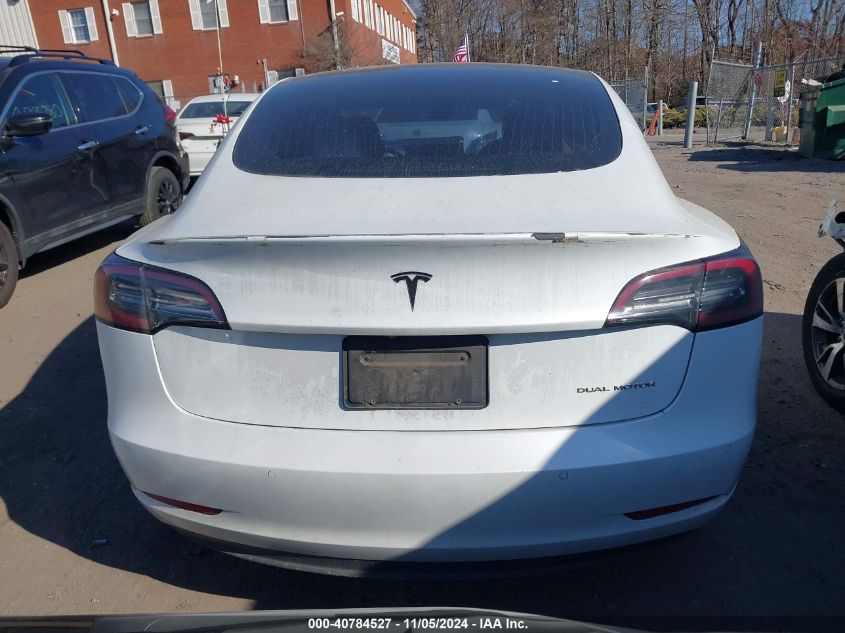 2020 Tesla Model 3 Long Range Dual Motor All-Wheel Drive VIN: 5YJ3E1EB3LF628686 Lot: 40784527