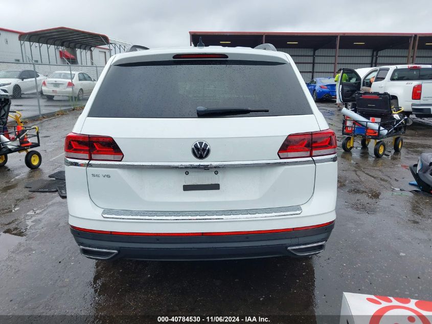 2021 Volkswagen Atlas 3.6L V6 Se W/Technology VIN: 1V2WR2CA4MC593686 Lot: 40784530