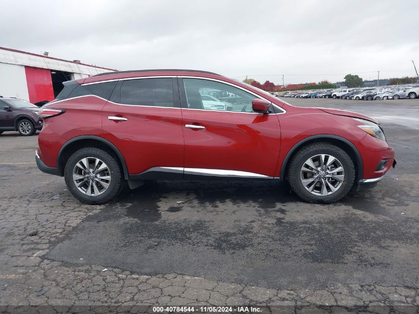 2018 Nissan Murano Sv VIN: 5N1AZ2MH9JN142224 Lot: 40784544