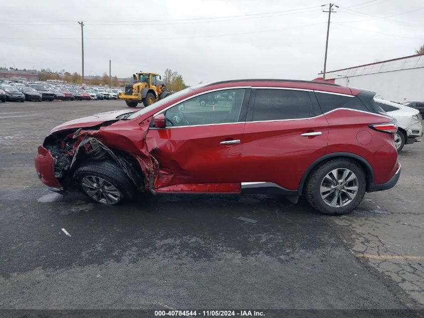 2018 Nissan Murano Sv VIN: 5N1AZ2MH9JN142224 Lot: 40784544