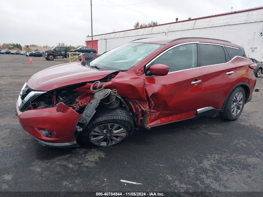 2018 Nissan Murano Sv VIN: 5N1AZ2MH9JN142224 Lot: 40784544