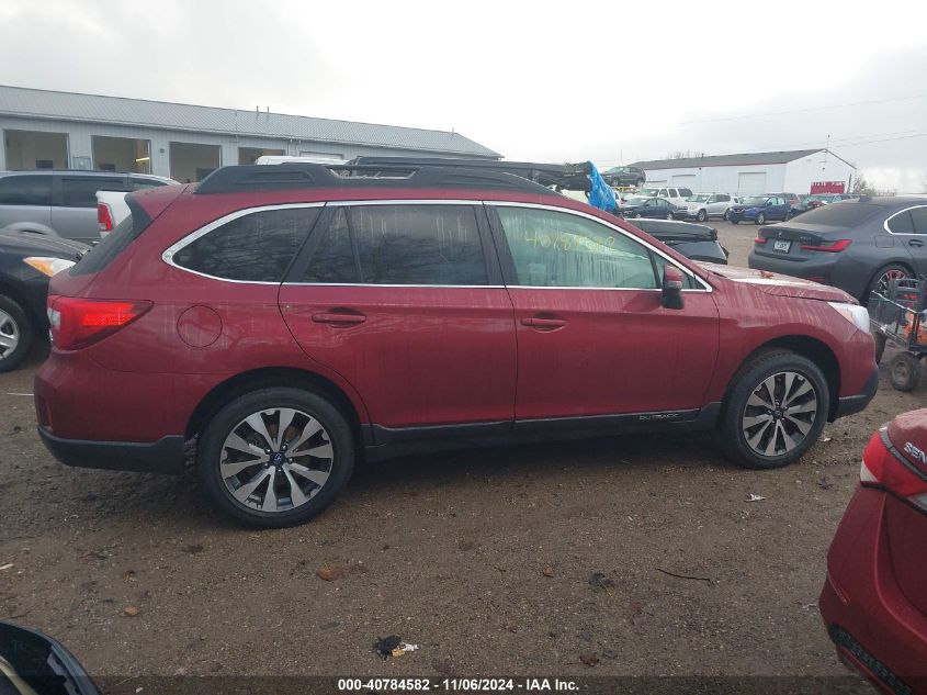 2017 Subaru Outback 2.5I Limited VIN: 4S4BSAKC8H3390769 Lot: 40784582