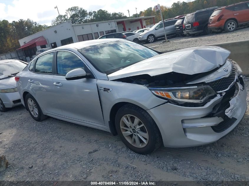 2016 Kia Optima Lx VIN: 5XXGT4L37GG116081 Lot: 40784594