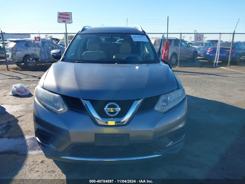 2015 Nissan Rogue Sv VIN: KNMAT2MT3FP526621 Lot: 40784597