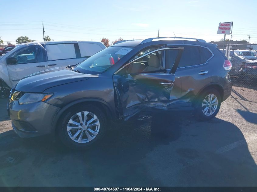 2015 Nissan Rogue Sv VIN: KNMAT2MT3FP526621 Lot: 40784597